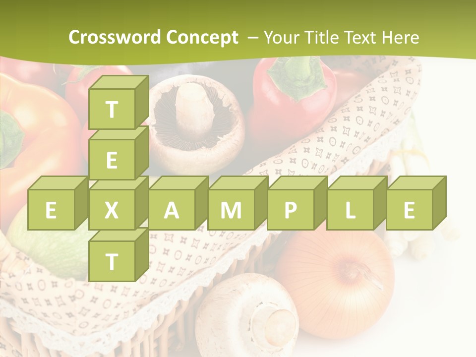 Aubergine Leaf Lettuce PowerPoint Template