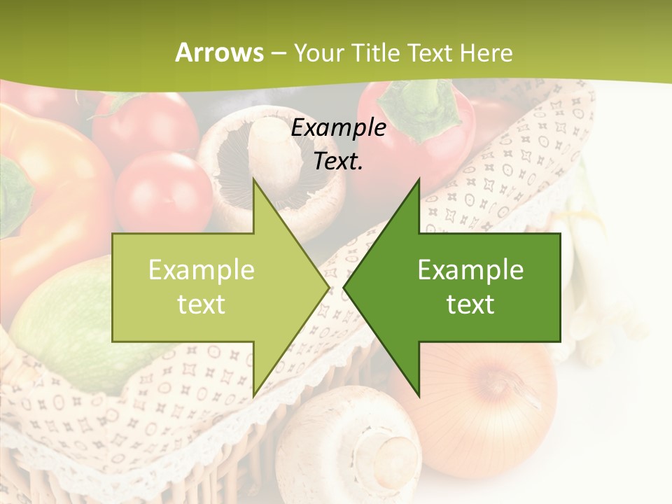 Aubergine Leaf Lettuce PowerPoint Template