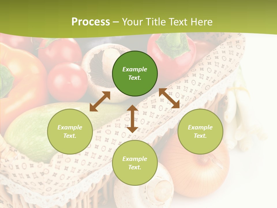 Aubergine Leaf Lettuce PowerPoint Template