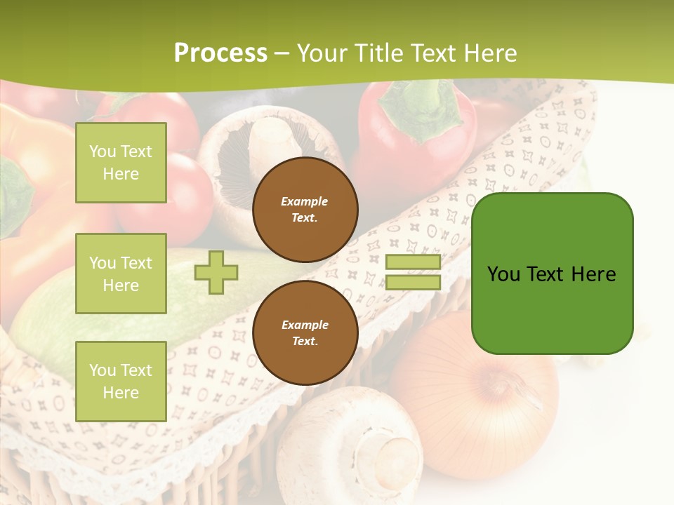 Aubergine Leaf Lettuce PowerPoint Template