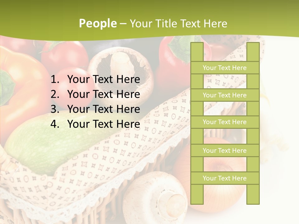 Aubergine Leaf Lettuce PowerPoint Template