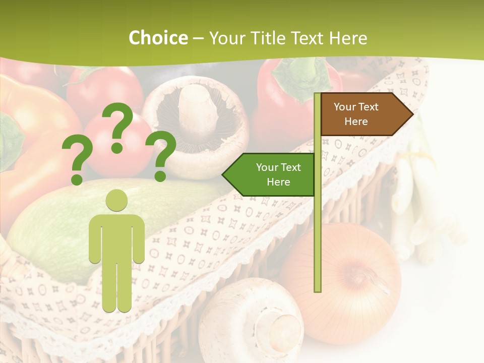 Aubergine Leaf Lettuce PowerPoint Template