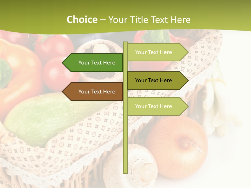 Aubergine Leaf Lettuce PowerPoint Template