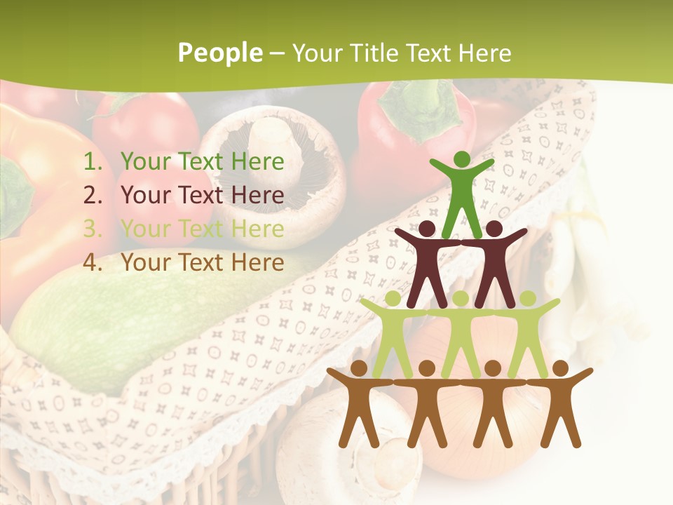 Aubergine Leaf Lettuce PowerPoint Template