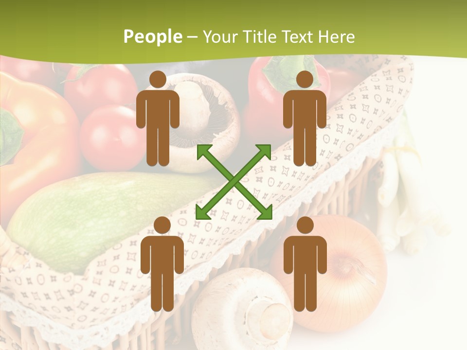 Aubergine Leaf Lettuce PowerPoint Template