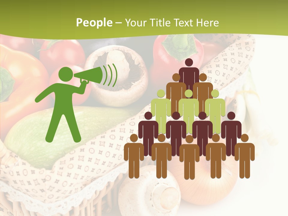 Aubergine Leaf Lettuce PowerPoint Template