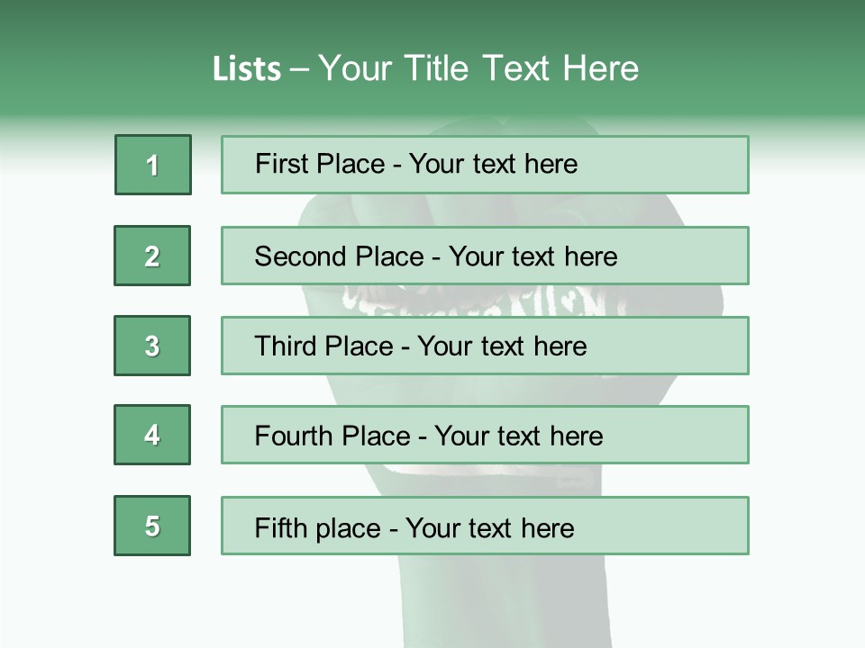 Supporter Pride Warrior PowerPoint Template