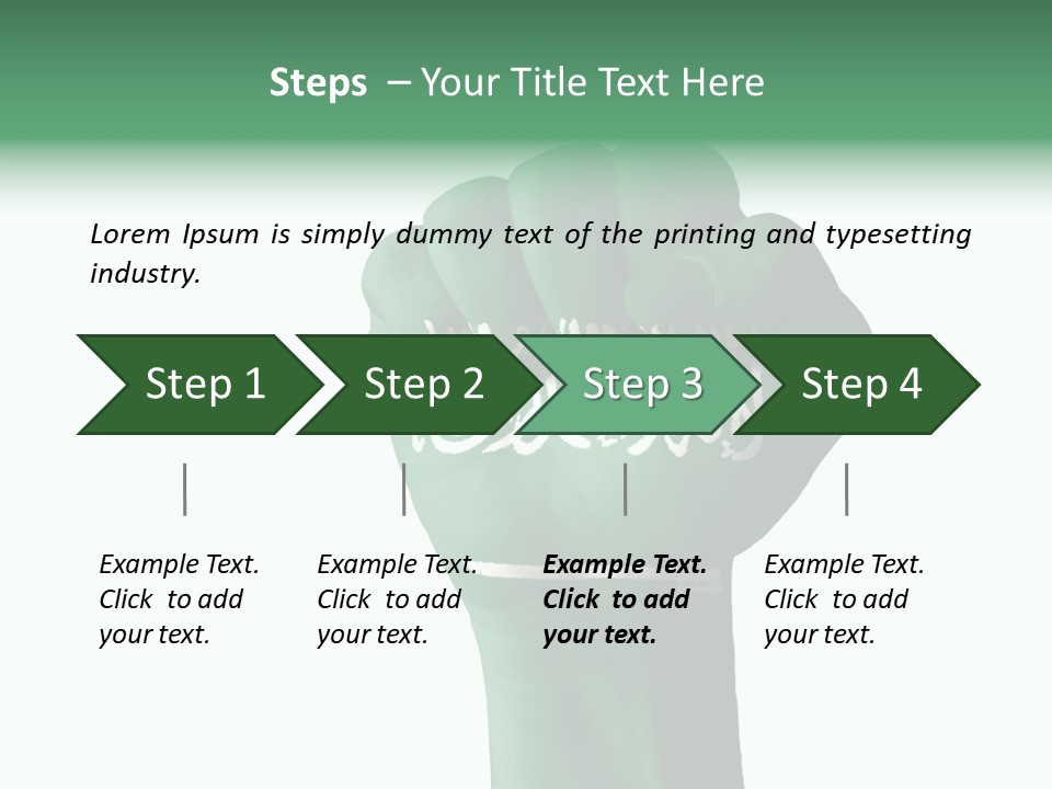 Supporter Pride Warrior PowerPoint Template