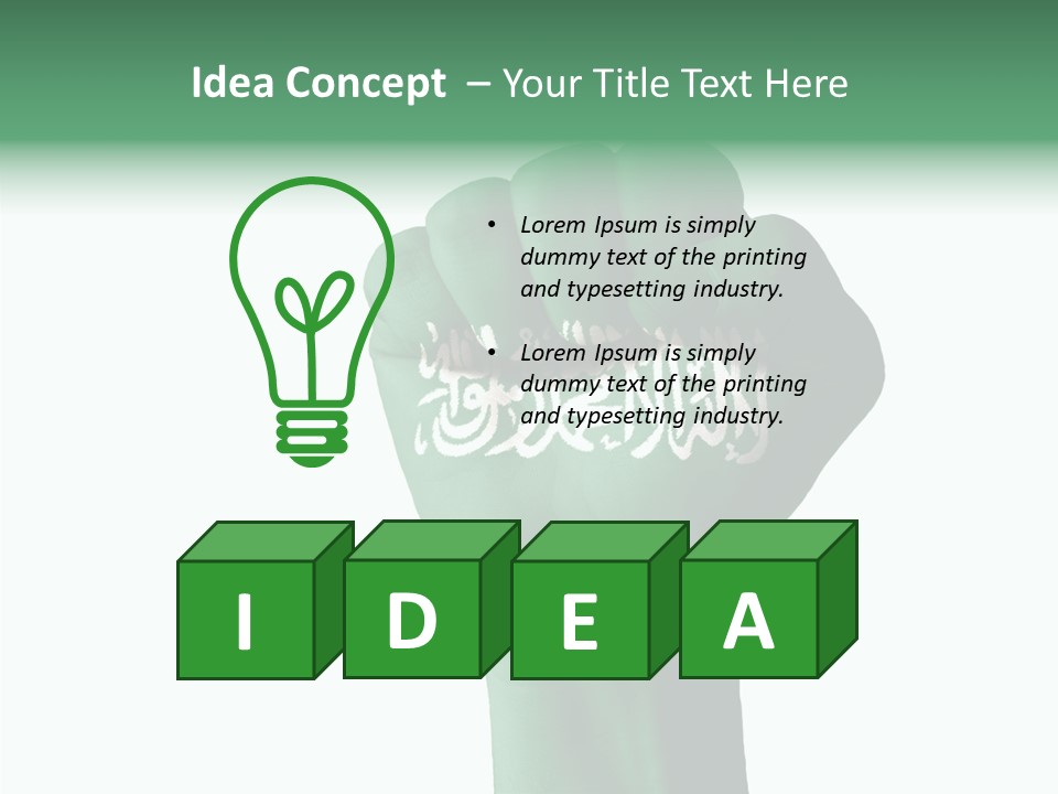 Supporter Pride Warrior PowerPoint Template