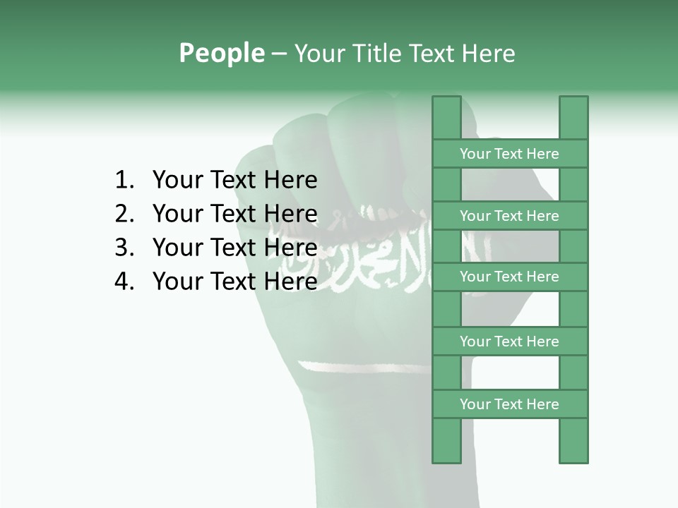 Supporter Pride Warrior PowerPoint Template