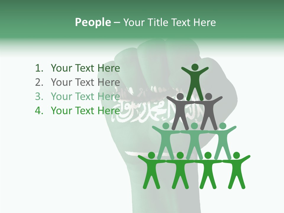 Supporter Pride Warrior PowerPoint Template