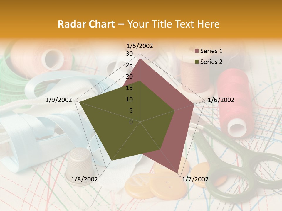 Line Color Scissors PowerPoint Template