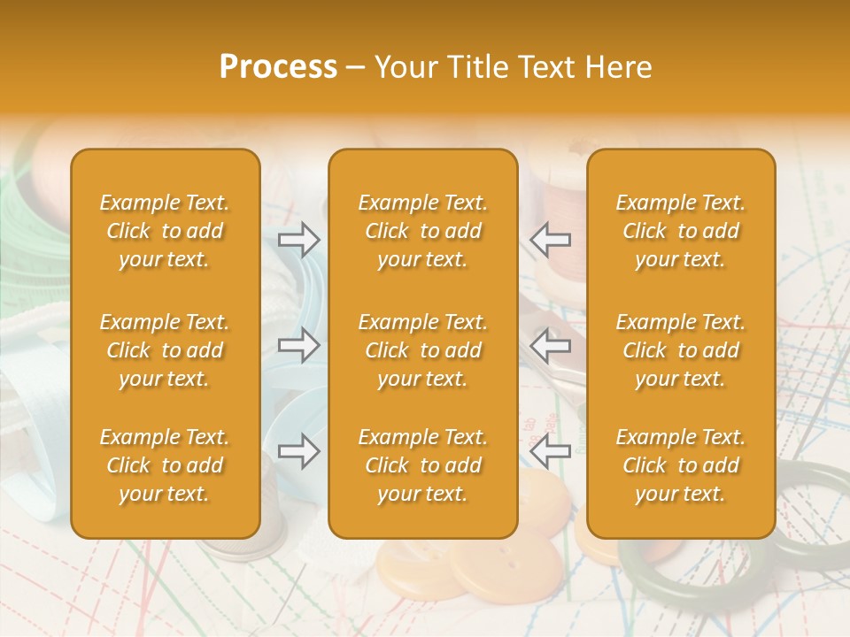 Line Color Scissors PowerPoint Template