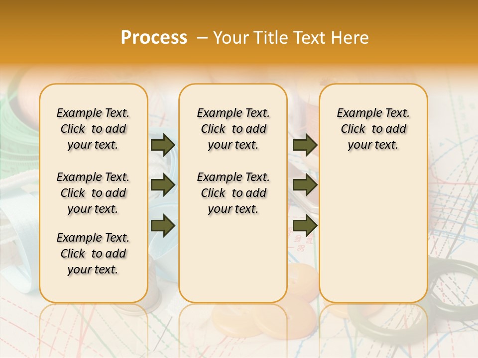 Line Color Scissors PowerPoint Template