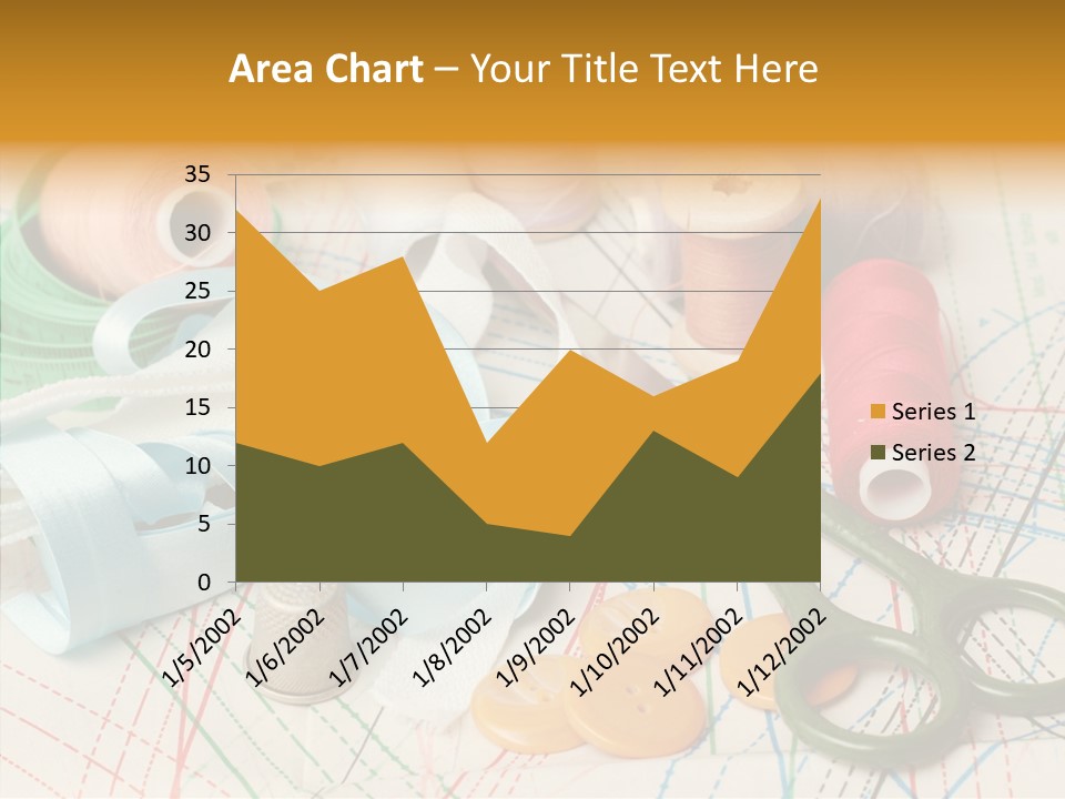 Line Color Scissors PowerPoint Template