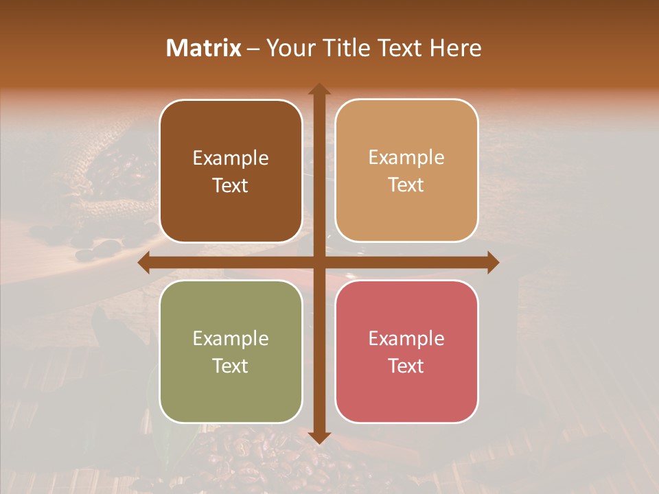 Collage Beverage Grinder PowerPoint Template