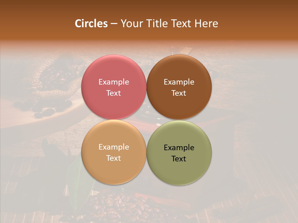 Collage Beverage Grinder PowerPoint Template