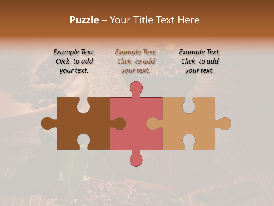 Collage Beverage Grinder PowerPoint Template