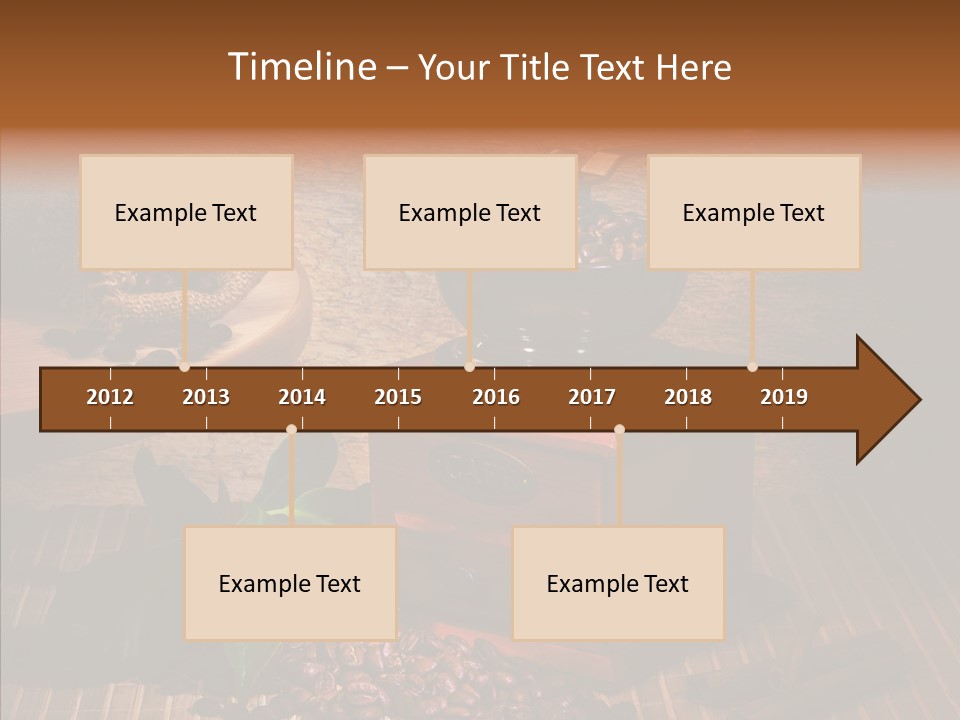 Collage Beverage Grinder PowerPoint Template