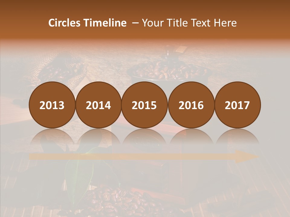 Collage Beverage Grinder PowerPoint Template