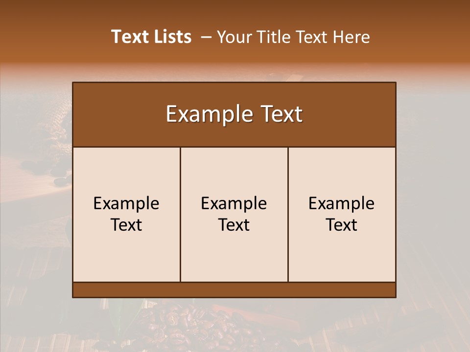 Collage Beverage Grinder PowerPoint Template