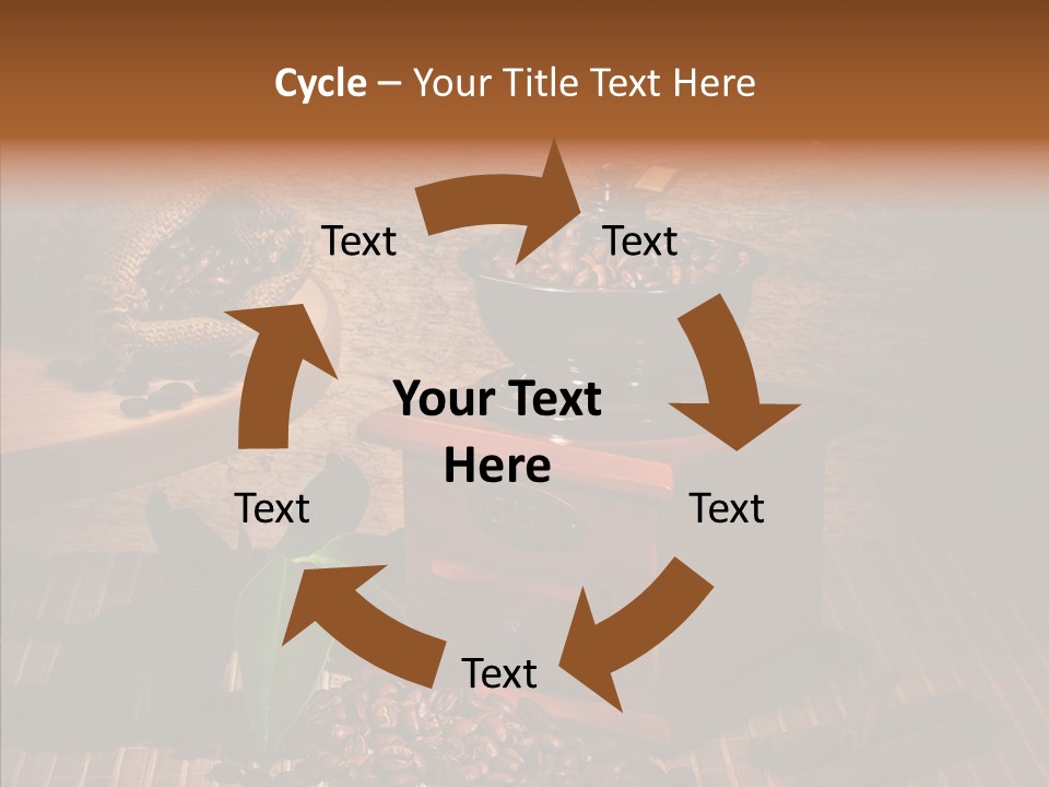 Collage Beverage Grinder PowerPoint Template