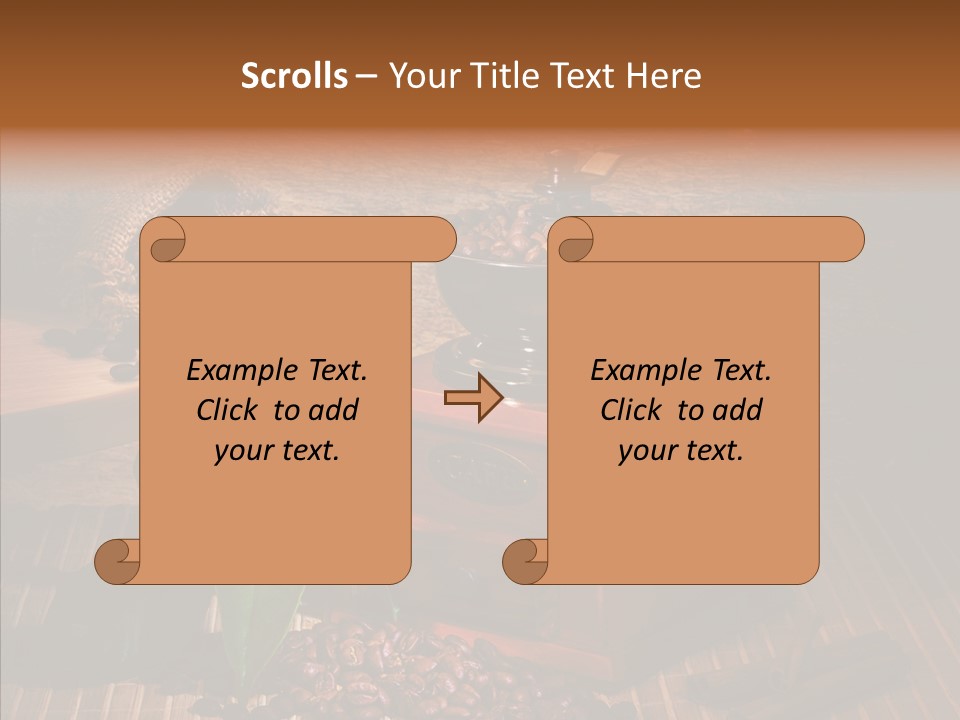 Collage Beverage Grinder PowerPoint Template