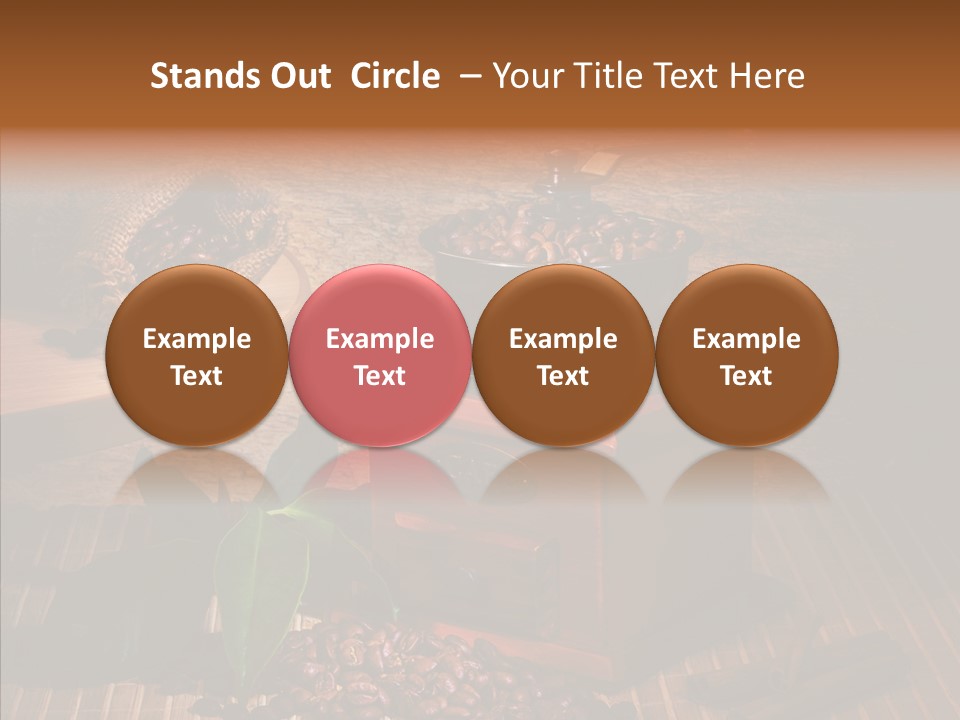 Collage Beverage Grinder PowerPoint Template