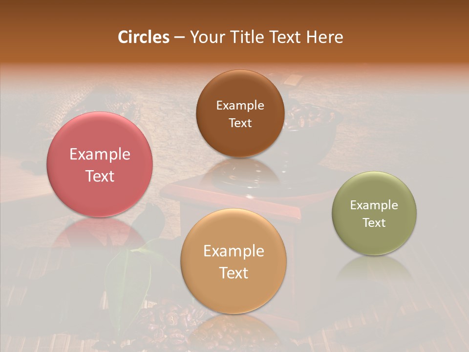 Collage Beverage Grinder PowerPoint Template