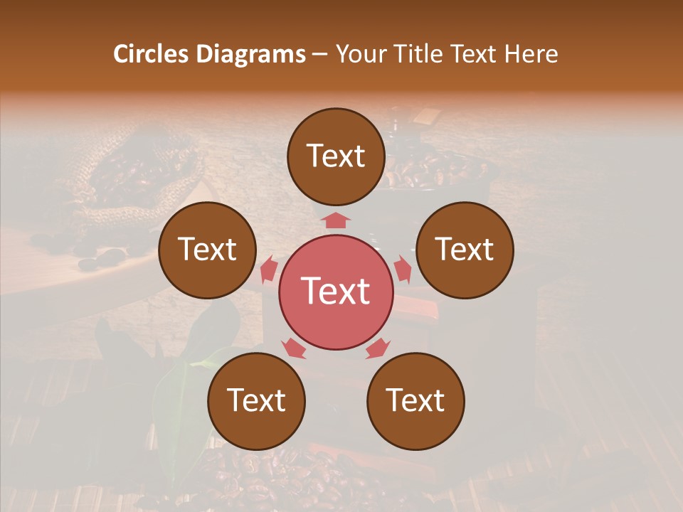 Collage Beverage Grinder PowerPoint Template