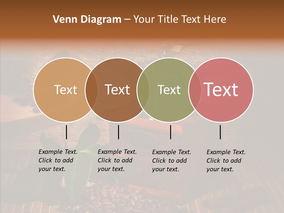 Collage Beverage Grinder PowerPoint Template