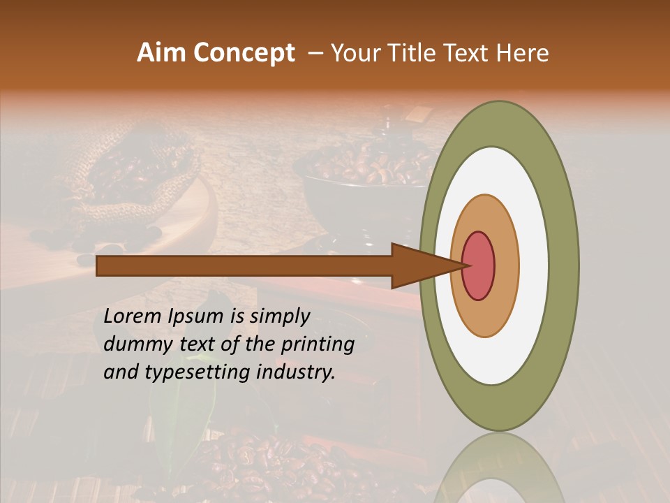 Collage Beverage Grinder PowerPoint Template