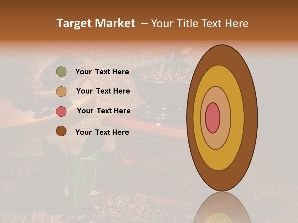 Collage Beverage Grinder PowerPoint Template