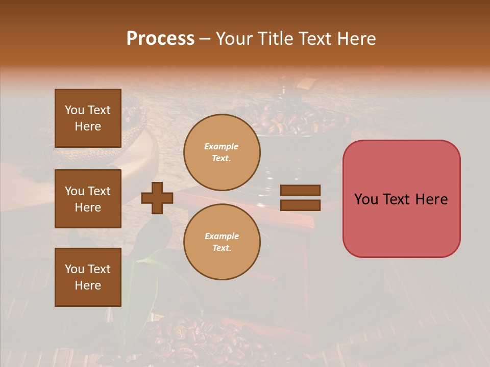 Collage Beverage Grinder PowerPoint Template