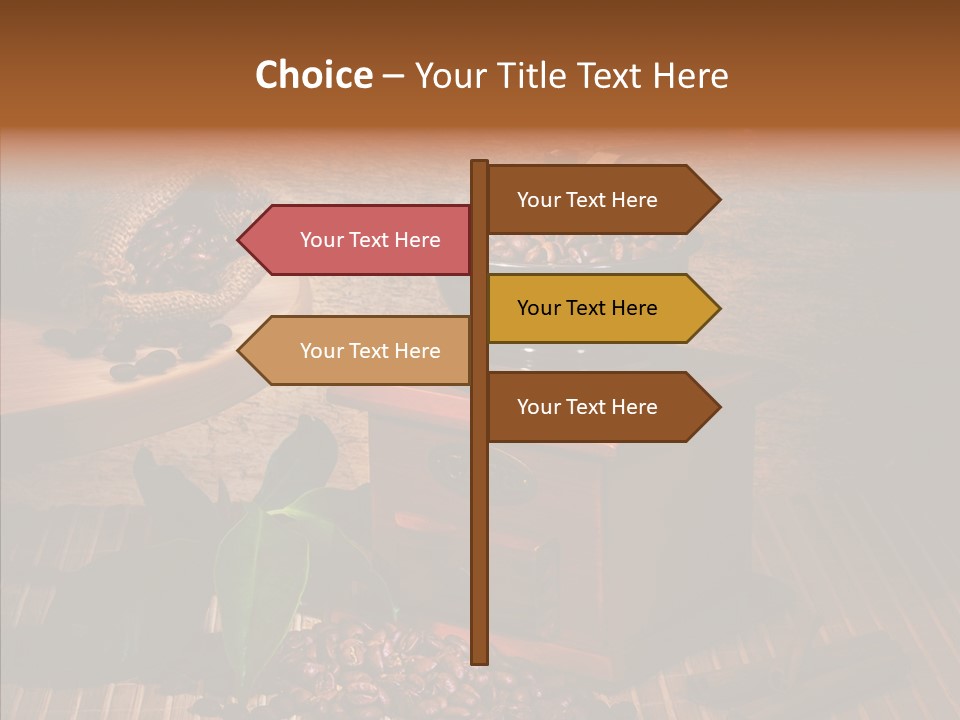 Collage Beverage Grinder PowerPoint Template