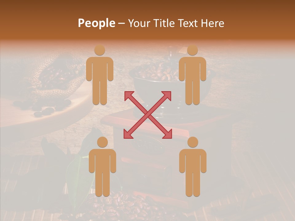 Collage Beverage Grinder PowerPoint Template