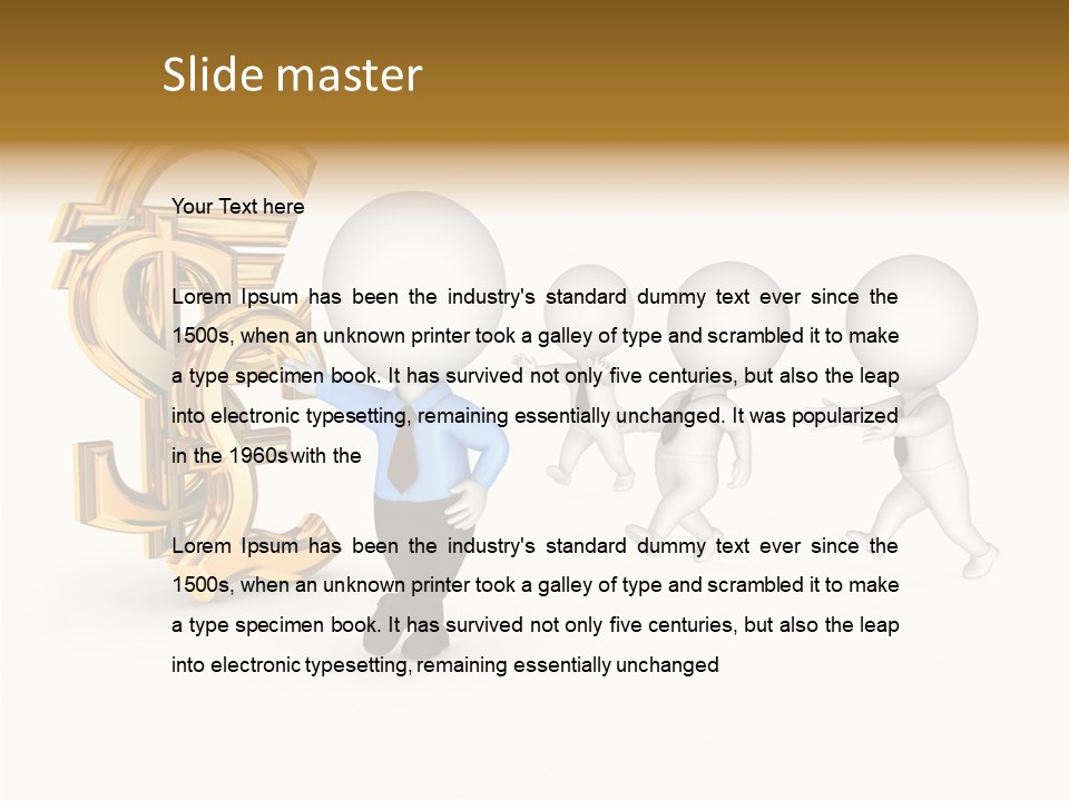 Best Symbol Man PowerPoint Template