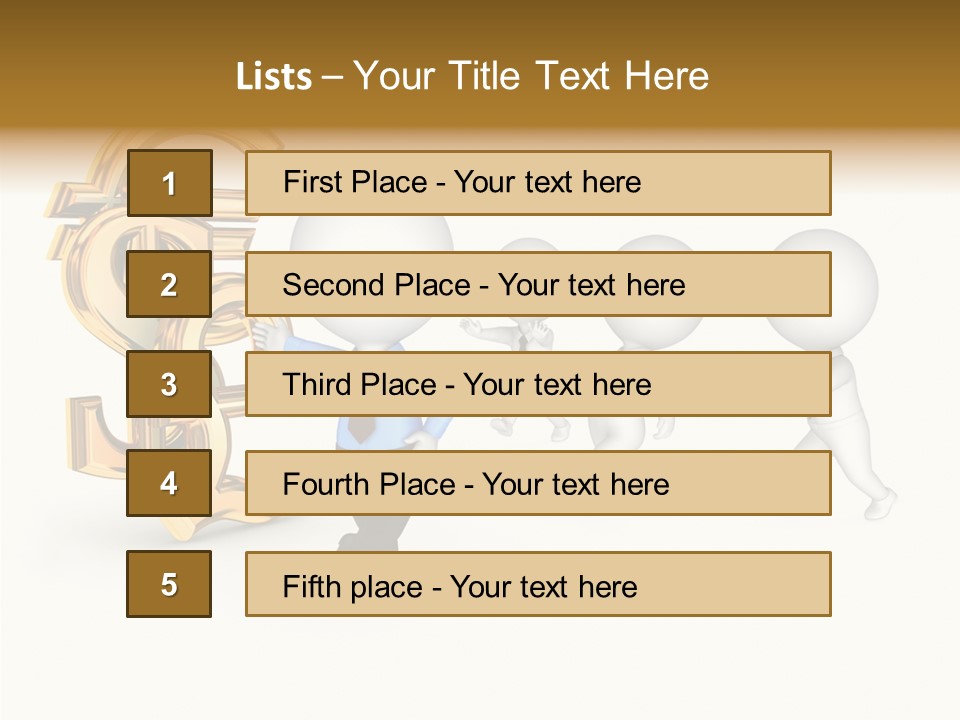 Best Symbol Man PowerPoint Template