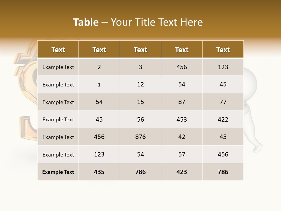 Best Symbol Man PowerPoint Template