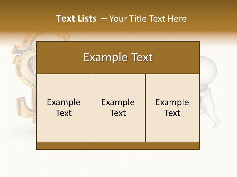 Best Symbol Man PowerPoint Template