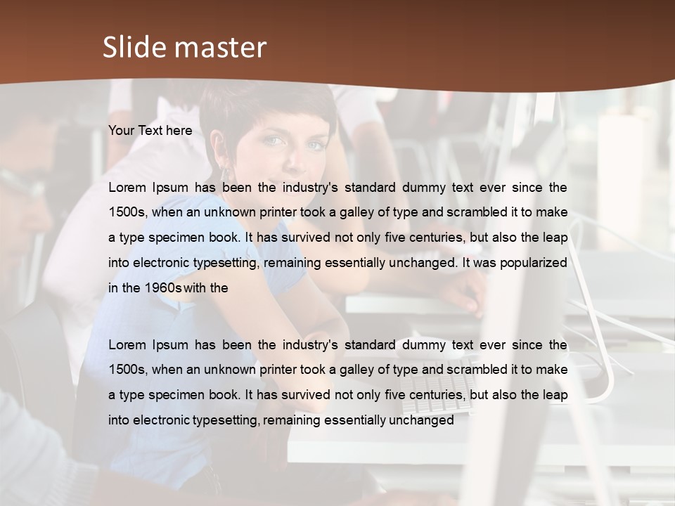 Students Business  People PowerPoint Template