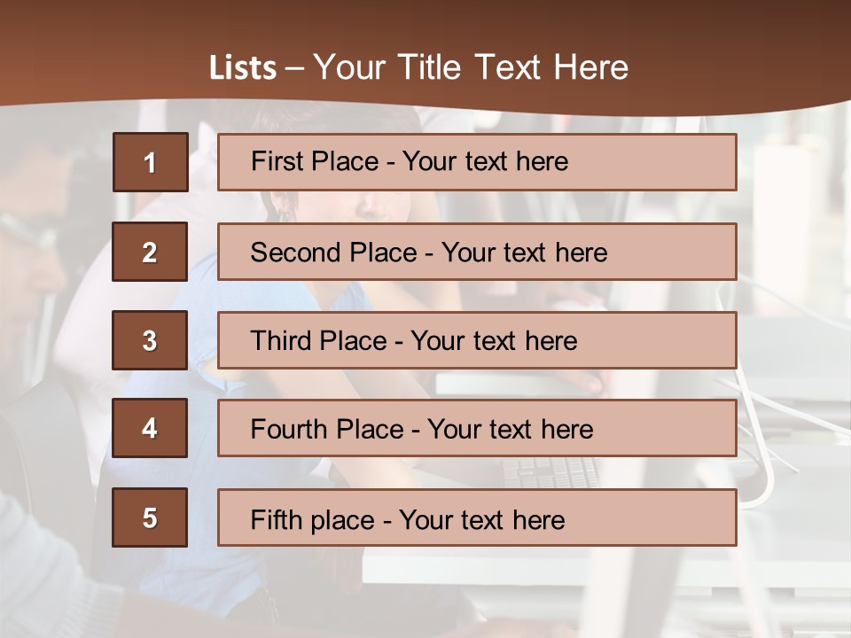 Students Business  People PowerPoint Template