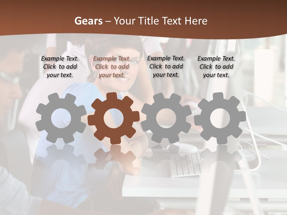 Students Business  People PowerPoint Template