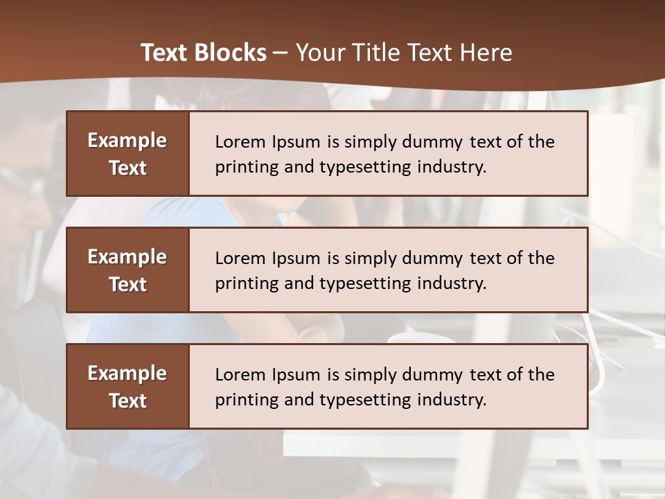 Students Business  People PowerPoint Template
