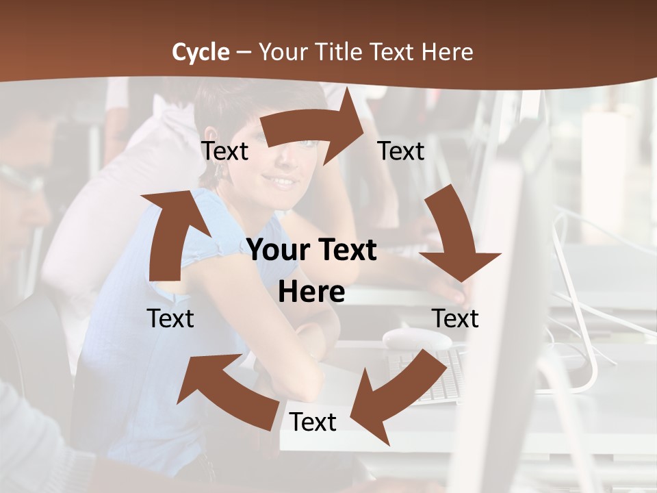 Students Business  People PowerPoint Template