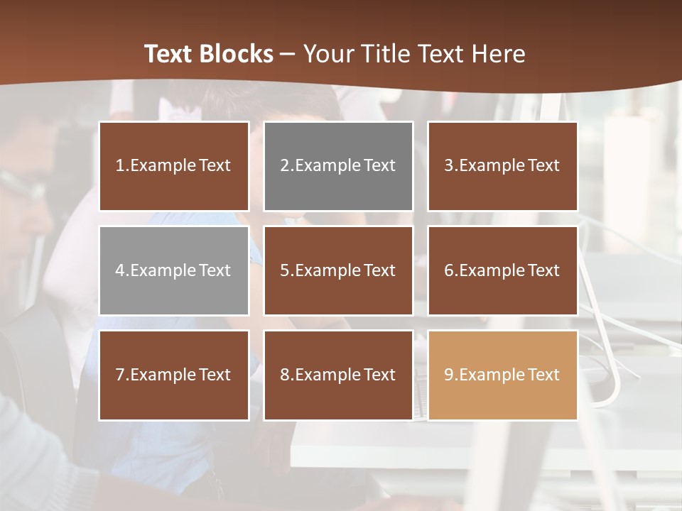 Students Business  People PowerPoint Template