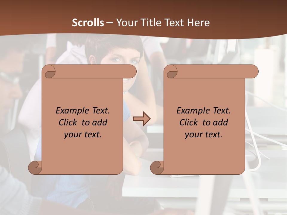 Students Business  People PowerPoint Template