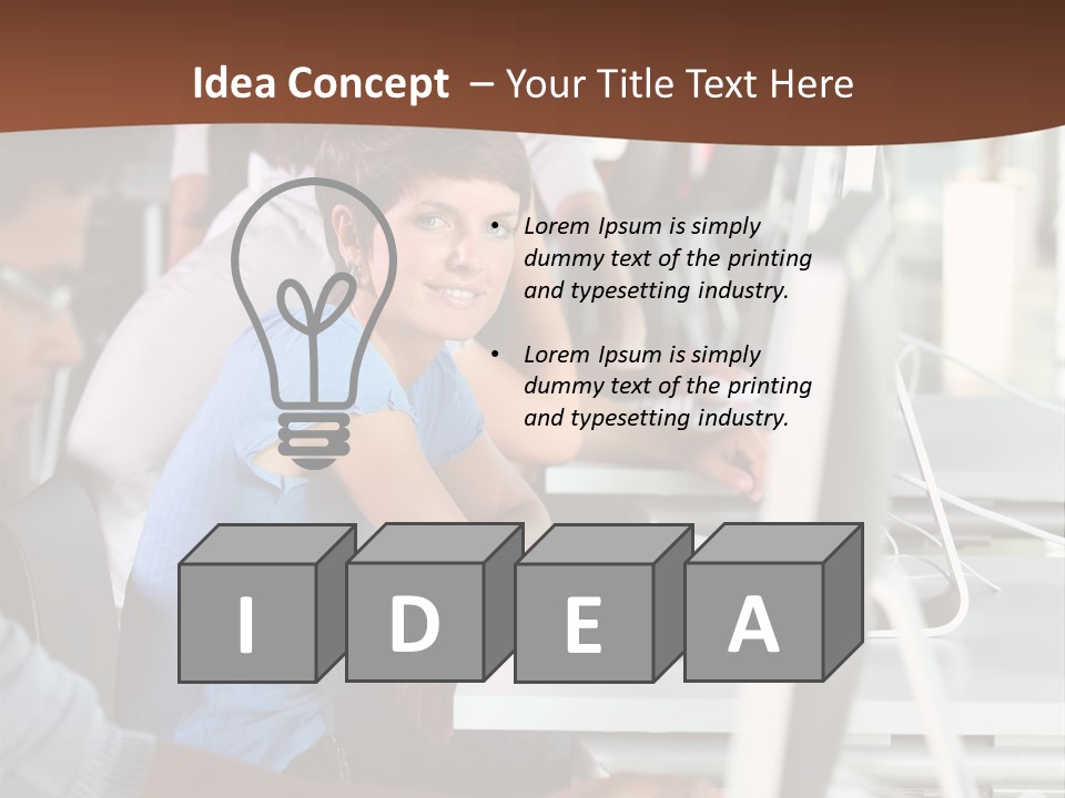 Students Business  People PowerPoint Template