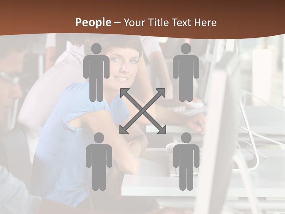 Students Business  People PowerPoint Template