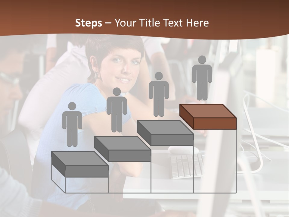 Students Business  People PowerPoint Template